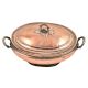 Engraved Rice Bowl With Deliate Design On The Lid And Handles